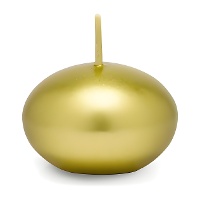 Vela flutuante metálica de 4 cm - 50 unidades