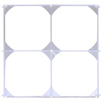 Moldura de parede para balões - 4 furos