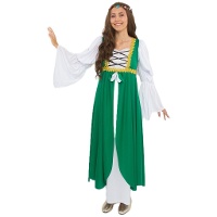 Fantasia de dama nobre medieval para mulher - 1 unidade