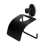 Suporte de parede para rolos de papel higiénico com tampa - 1 unid.