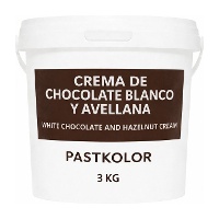 Creme de chocolate branco e avelã de 3 kg - Pastkolor