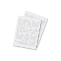 Autocolantes de espuma 3D Borboleta - 2 folhas