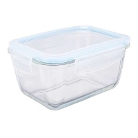 Tupper de 0,95 L retangular de borossilicato
