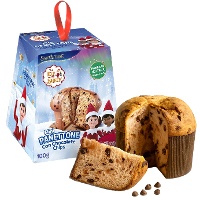 Panettone com chocolate Elfo Divertido de 100 gr
