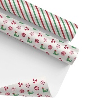 Papel de presente de Elfo de 2 x 0,70 m - 1 unidade