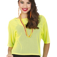 T-shirt de rede em cores neon