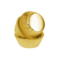 Cápsulas para cupcakes de 3,3 cm metalizadas - PME - 45 unidades