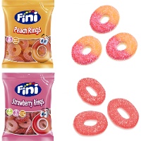 Anéis revestidos de açúcar - Fini - 90 gr