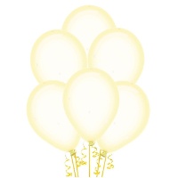 Balões de látex cristal de 30 cm transparentes - Sempertex - 50 unidades