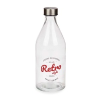 Garrafa Retro de 1000 ml com rolha de aço