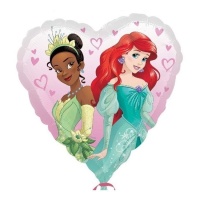 Balão Coração Princesas Disney 43cm - Anagrama
