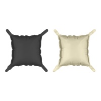 Balão para painel decorativo de 35 x 35 cm preto e bege - 4 unidades