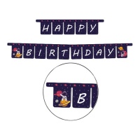 Grinalda de Feliz Aniversário Astronauta 3m