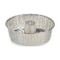 Molde descartável para bolo de 19,5 x 19,5 x 6 cm - 4 unidades