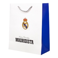 Saco de presente de 23 x 18 x 10 cm do Real Madrid madridista