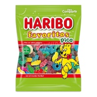 Saco de gomas sortidas - Haribo Favoritos pica - 90 gr