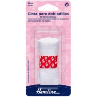 Fita de bainha termosselável dupla face de 2,5 cm - Hemline - 5 m