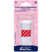 Fita de bainha dupla face selável a quente 2,5 cm - Hemline - 5 m