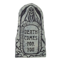 Tábua comemorativa Death Comes For You 43 x 22 cm