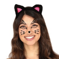 Bijutaria de autocolantes com cara de gatinho