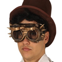 Óculos Steampunk com espigões