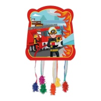 Piñata camião de bombeiros