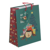 Saco de oferta de 32 x 26 x 10 cm de Tió de Nadal