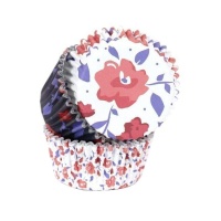 Floral 2 cápsulas cupcake - PME - 60 unidades