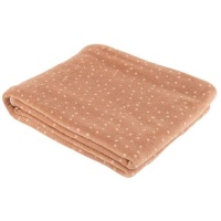Manta de peluche cor-de-rosa de 1,50 x 1,25 m