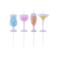 Cocktail Candles - PME - 5 unidades