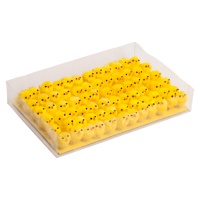 Pintaínho amarelo de 4 cm - Dekora - 48 unidades