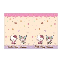 Toalha de mesa de Hello Kitty e Kuromi 1,20 x 1,80 m