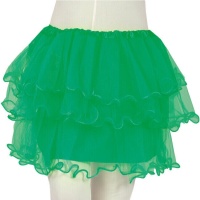 Saia tutu para criança com camadas e folhos