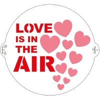 Estêncil do amor 25 cm - Decorar