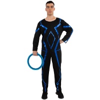 Fato Tron Futurista para homem