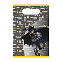 Bolsas tema Batman - 15,8 x 23,6 cm - 8 unidades