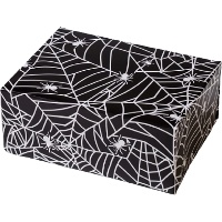 Caixa para doces de aranhas 18 x 13,5 x 7,5 cm - Decora - 1 unidade