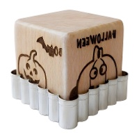Cortador com quadrado para carimbar Halloween 6,7 x 6,7 cm - Scrapcooking