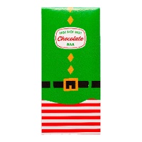 Caixa para tablete de chocolate de Elfo 16 x 7,5 x 2,5 cm - 5 unidades