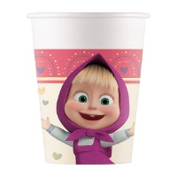 Copos Masha e o Urso Sweet - 8 unidades