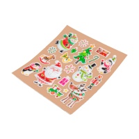 Autocolantes de Natal sortidos