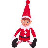 Boneco de pelúcia de elfo travesso de Natal