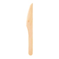 Facas de madeira 16,5 cm - 8 unid.