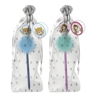 Caneta My First Communion com pompom - 1 unidade