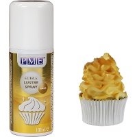 Spray comestível efeito perolado dourado de 100 ml - PME
