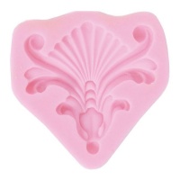 Molde de silicone barroco de canto 8,6 x 8,5 cm - Artis decor