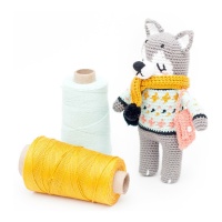 Kit Tricote comigo Ulv, o amigurumi lobo por @gallimelmas - Casasol