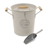 Cubo de gelo vintage 18 x 16 x 16 cm cor natural com toque rústico