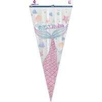 Sacos para guloseimas com motivos de sereia, 48 x 22 cm - 10 unidades