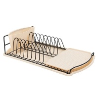 Escorredor de pratos 47,5 x 26,5 x 11 cm com cesto - 1 unid.